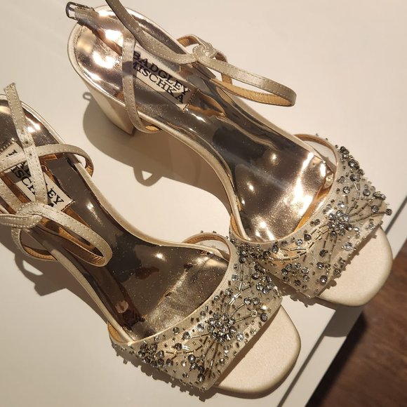 Badgley Mischka wedding sandals - Picture 3 of 4